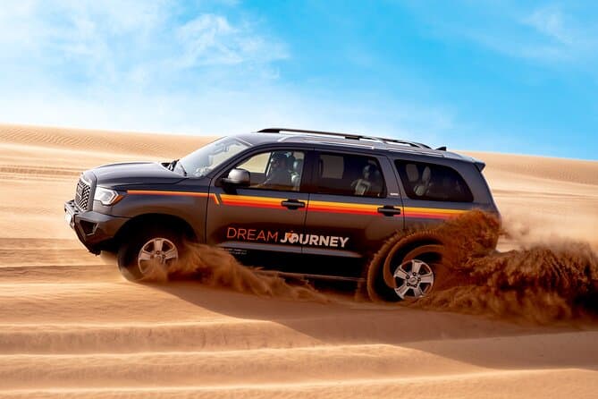 Dubai Desert Discovery: Red Dunes Safari, Sandboard & Camel Ride. - Image 3