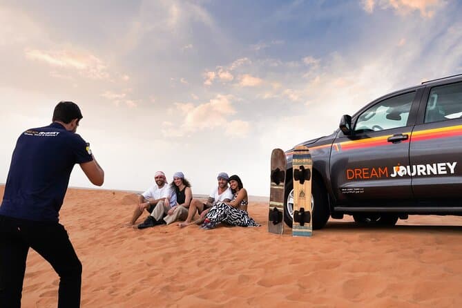 Dubai Desert Discovery: Red Dunes Safari, Sandboard & Camel Ride. - Image 14