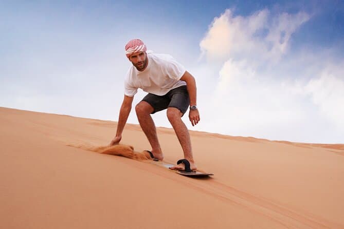 Dubai Desert Discovery: Red Dunes Safari, Sandboard & Camel Ride. - Image 8