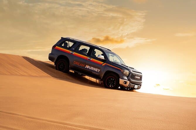 Dubai Desert Discovery: Red Dunes Safari, Sandboard & Camel Ride. - Image 1